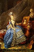 Jean-Baptiste Greuze Therese de Savoie oil painting on canvas